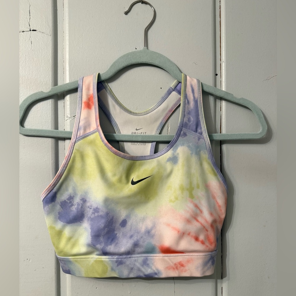 Nike Multicolor Tie-Dye Sports Bra